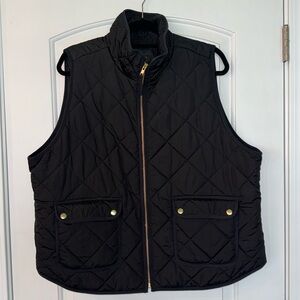 J Crew Plus Quilted Excursion Vest